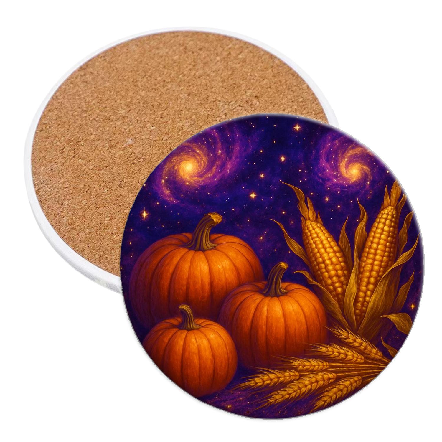 Celestial Harvest - A Cosmic Festival Tumbler Decorative Tumblers