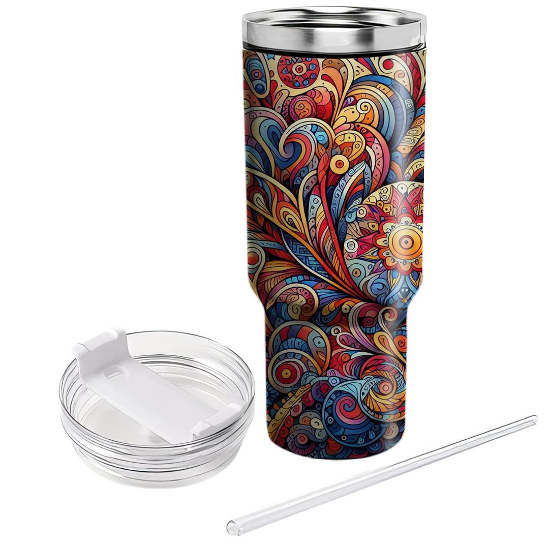 Daring Doodle Dance  Unique Tumblers