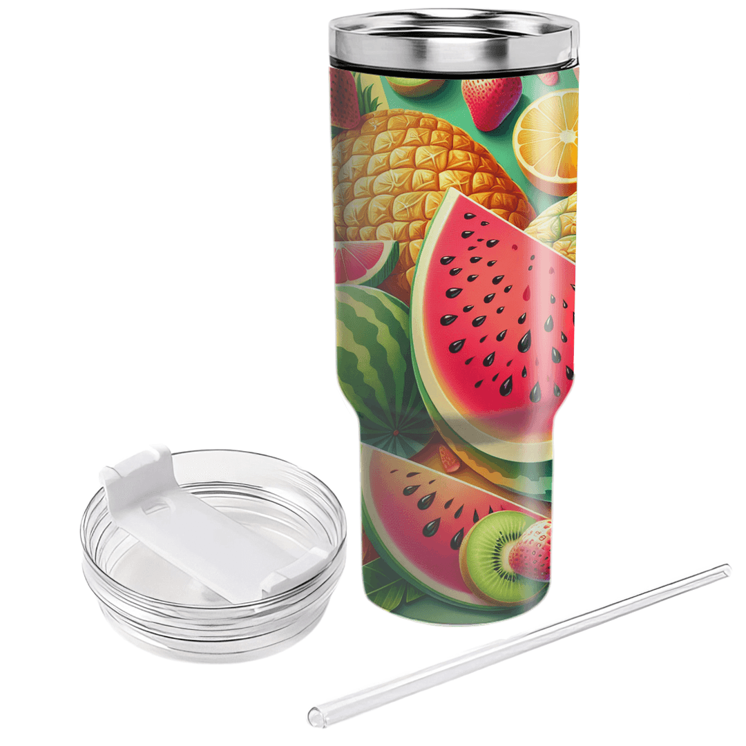 Summer Fruit Festival  Personalized Tumblers