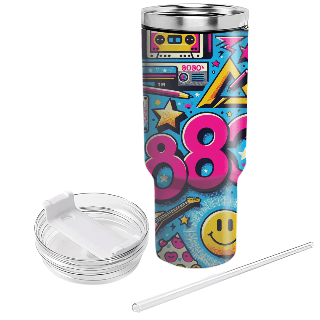 Classic 80s Graphic Tee  Tumbler Cups