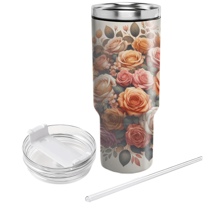 Sunset Rose Harmony Personalized Tumblers