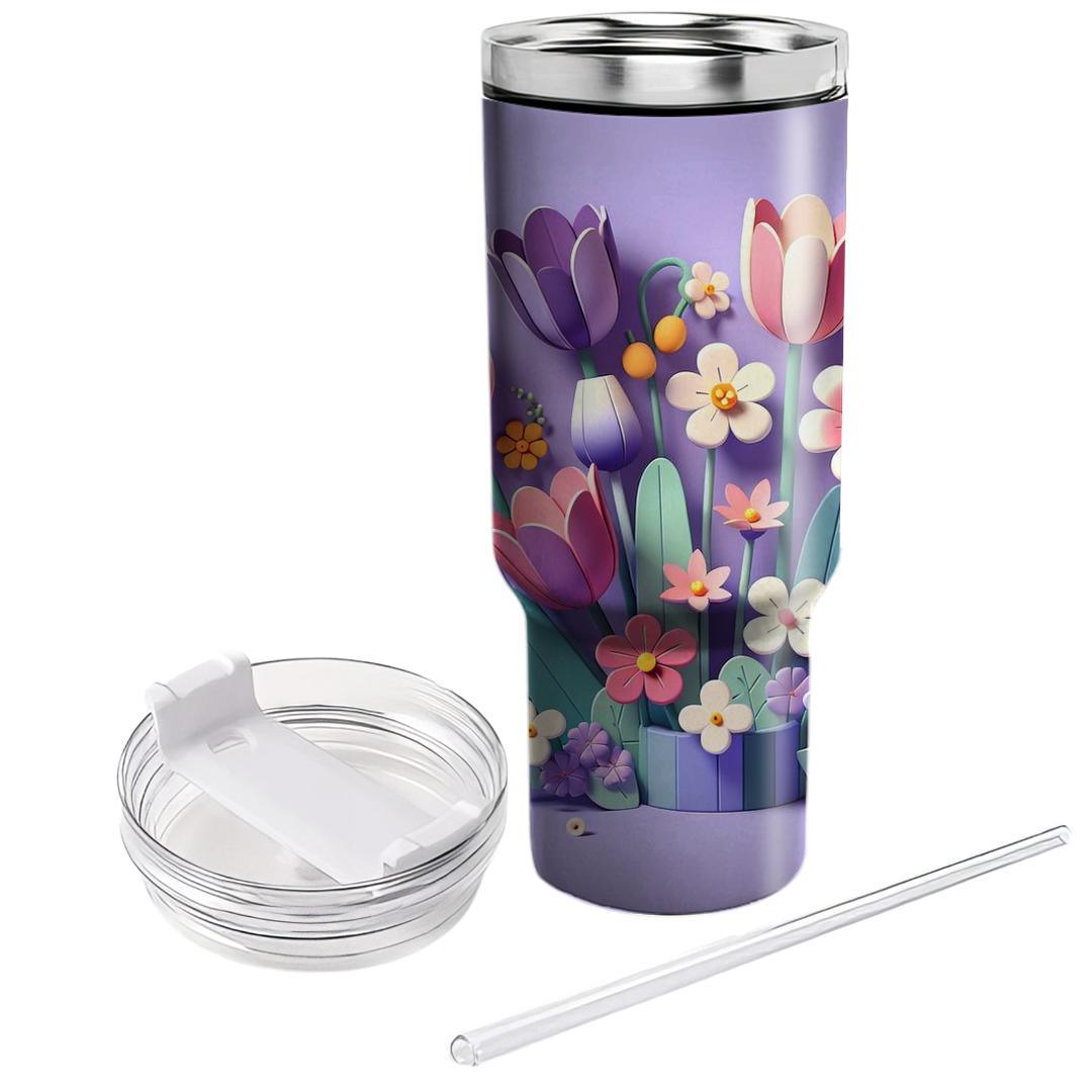 Whimsical Blossom Dreams  Insulated Tumblers
