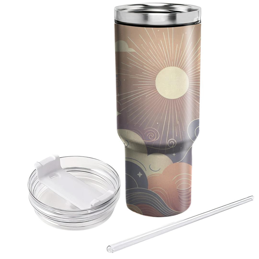 Ethereal Sunshine  Travel Tumblers
