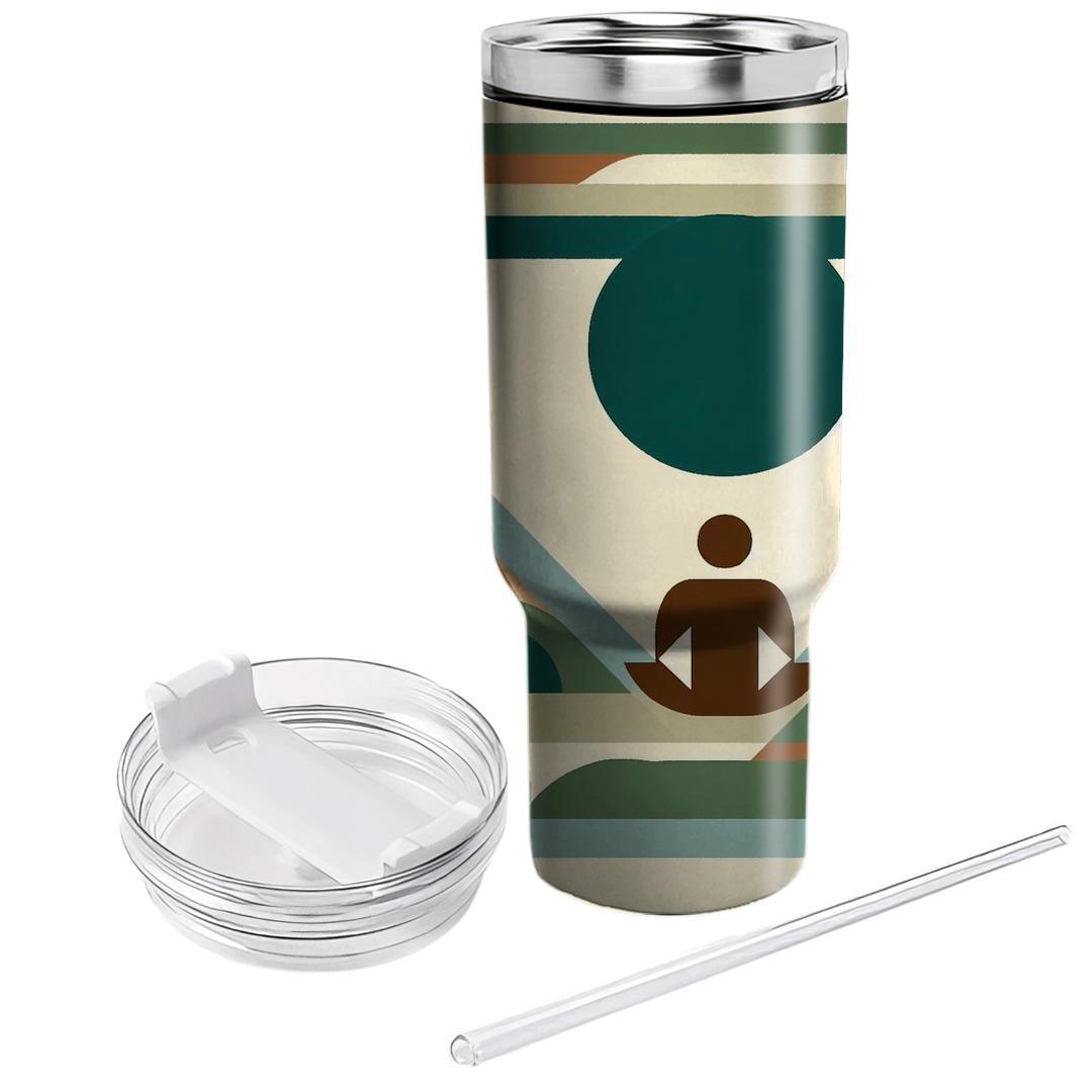 Zen Retro Vibes  Decorative Tumblers