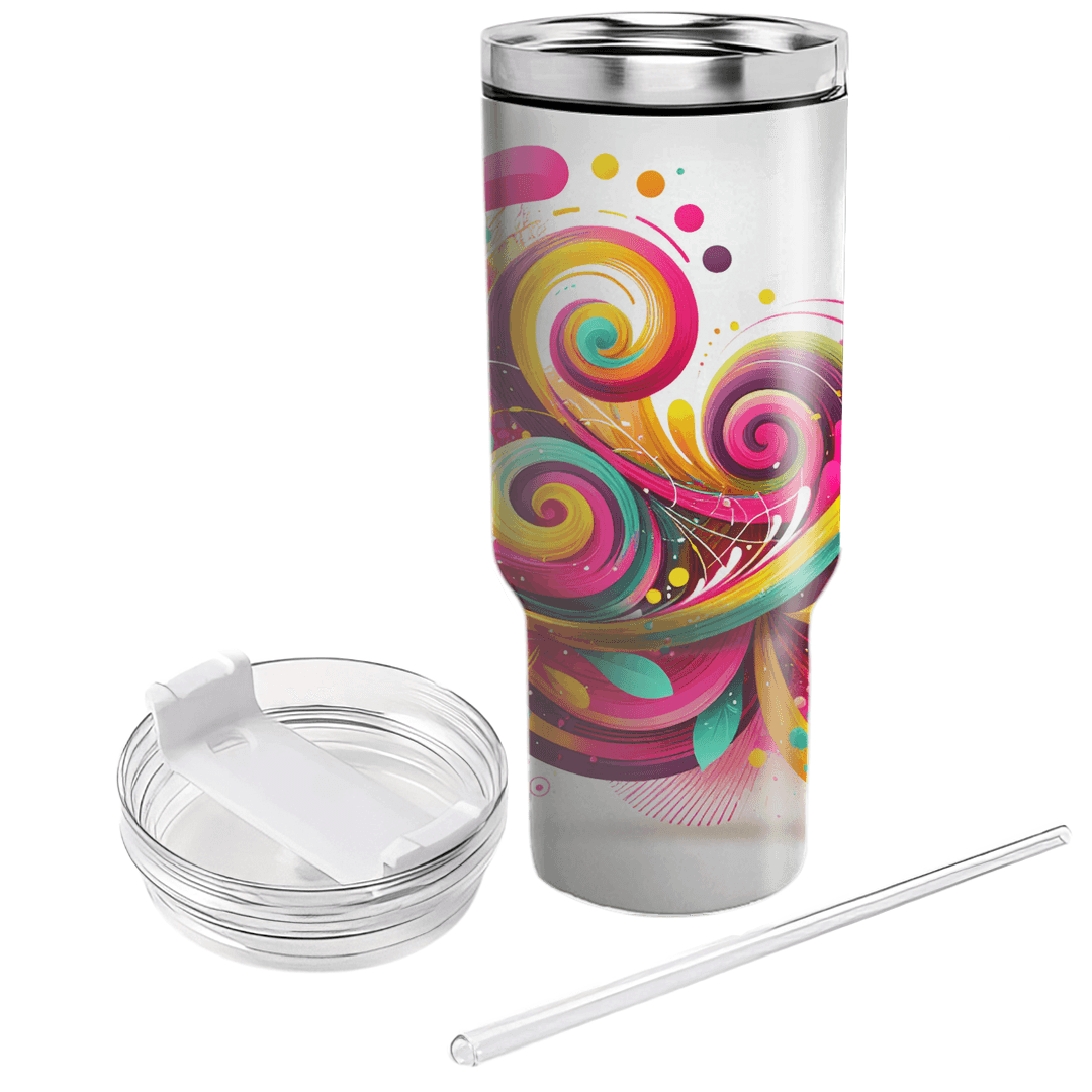 Lively Holi Harmony Tumblers With Lids