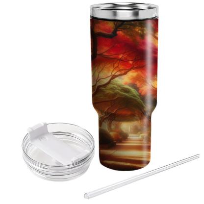 Autumn Foliage Trail  Tumbler Cups