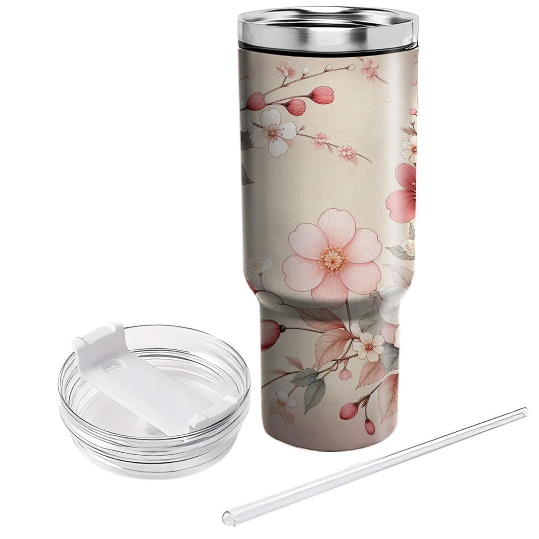 Charming Blossom Bouquet  Tumbler Cups