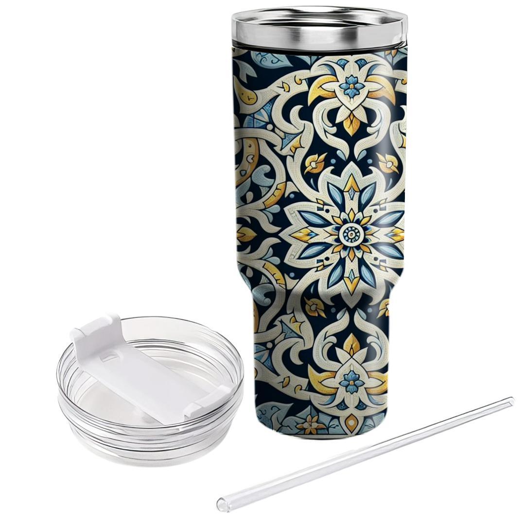 Italian Majolica Tiles  Insulated Tumblers