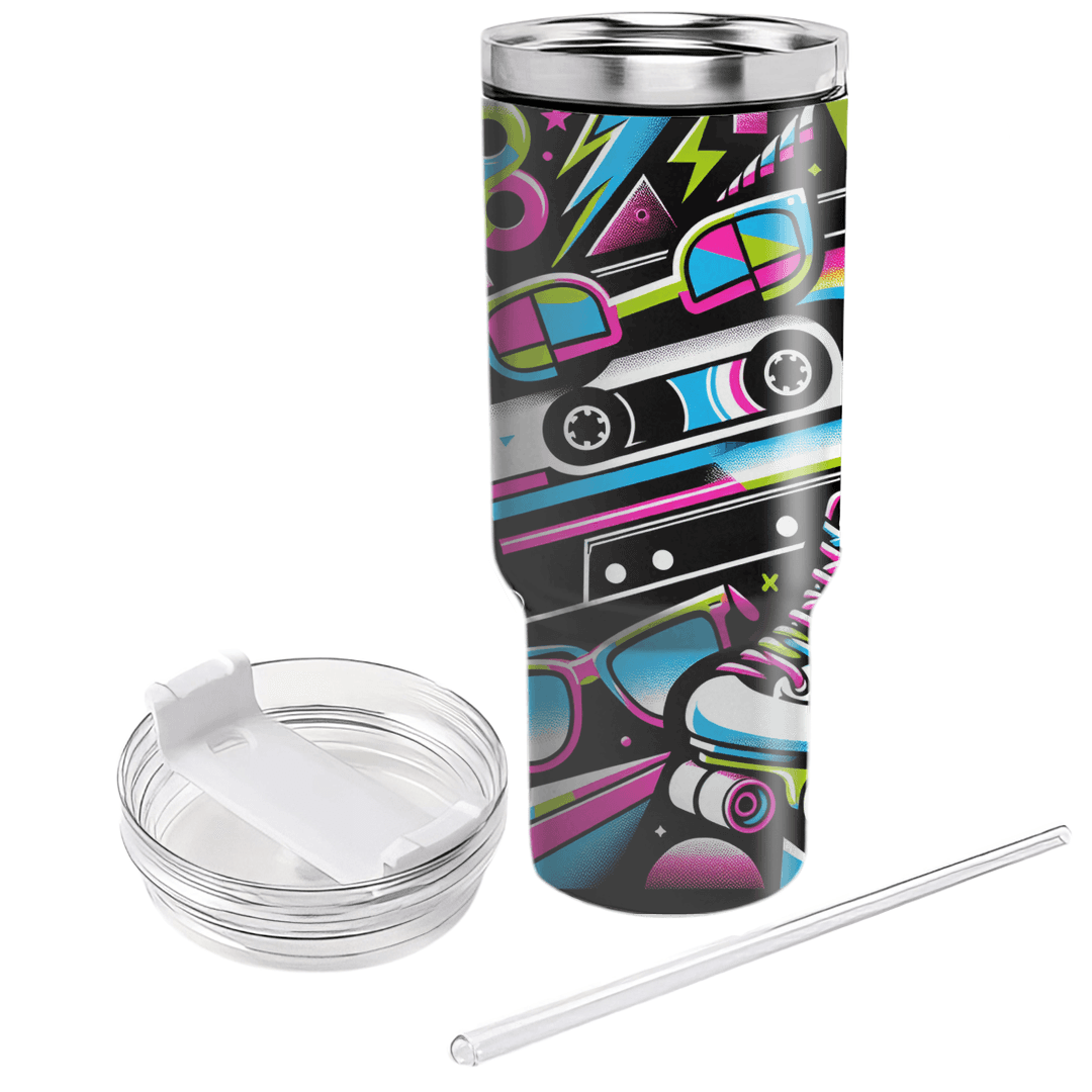 Eclectic 80s Mix  Custom Tumblers