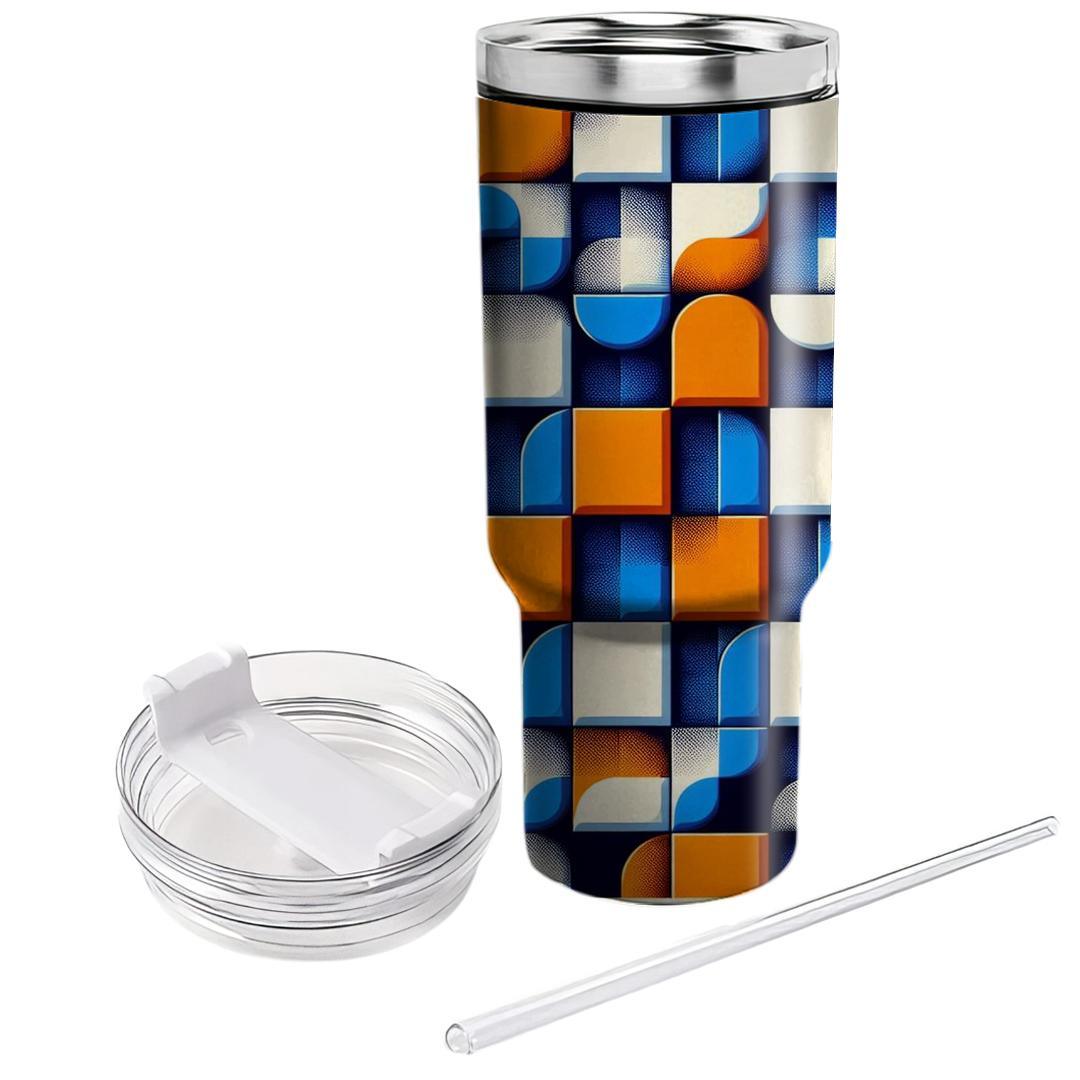 Chic Checkerboard Delight  Custom Tumblers