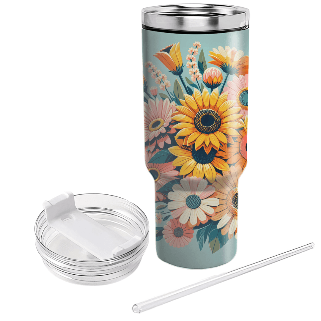 Playful Flower Festival  Custom Tumblers