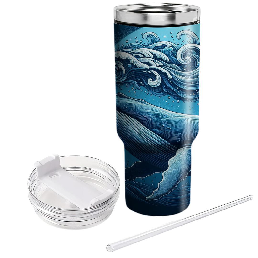 Whale Of The Deep Sea  Tumblers With Lids