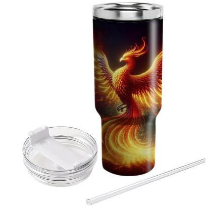 Majestic Phoenix Rise  Travel Tumblers