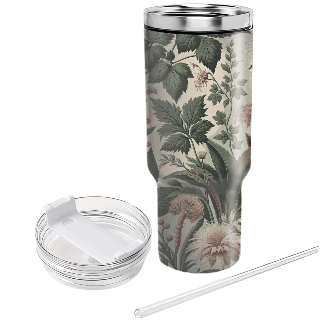 Vintage Botanical Prints Decorative Tumblers