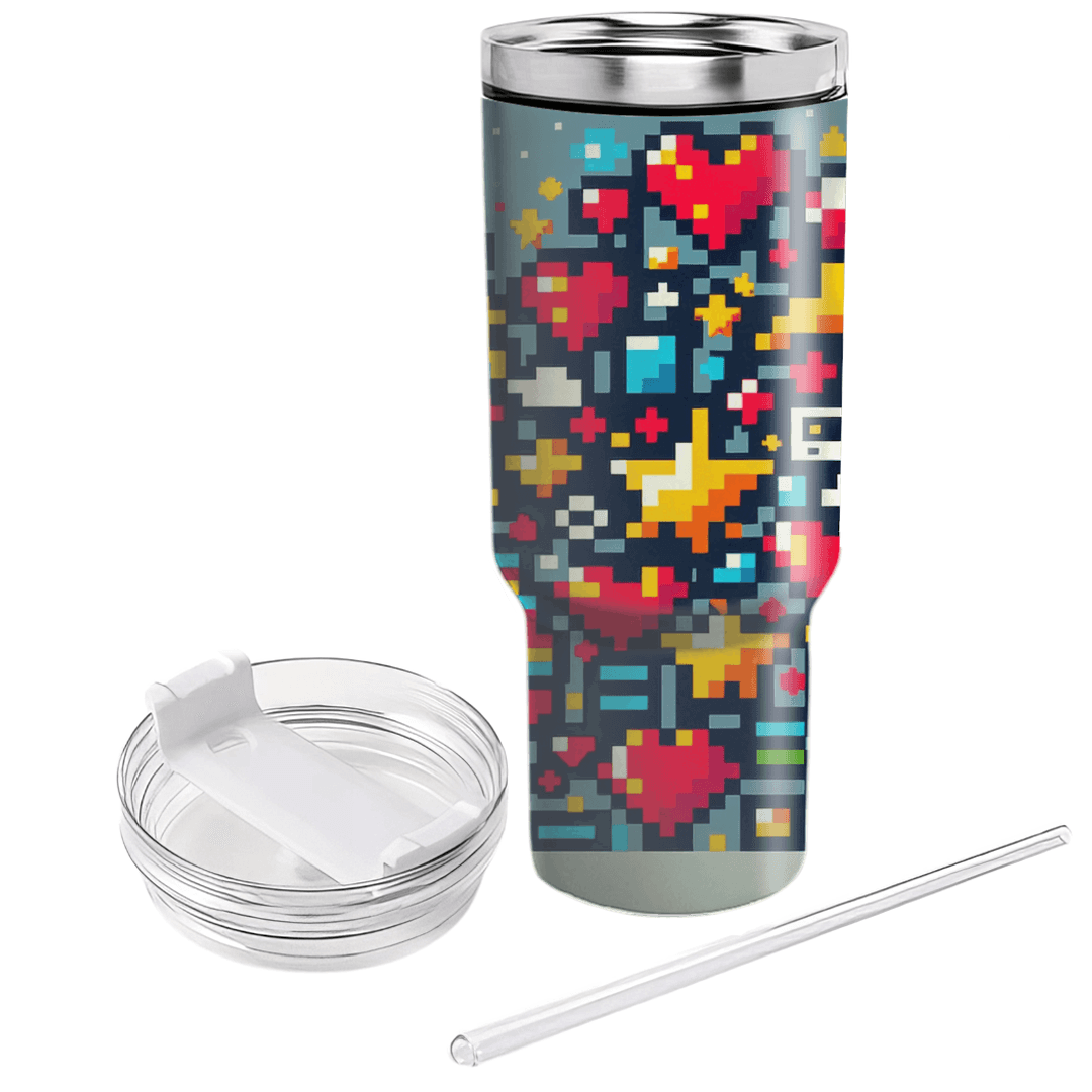 Pixel Power  Tumbler Cups