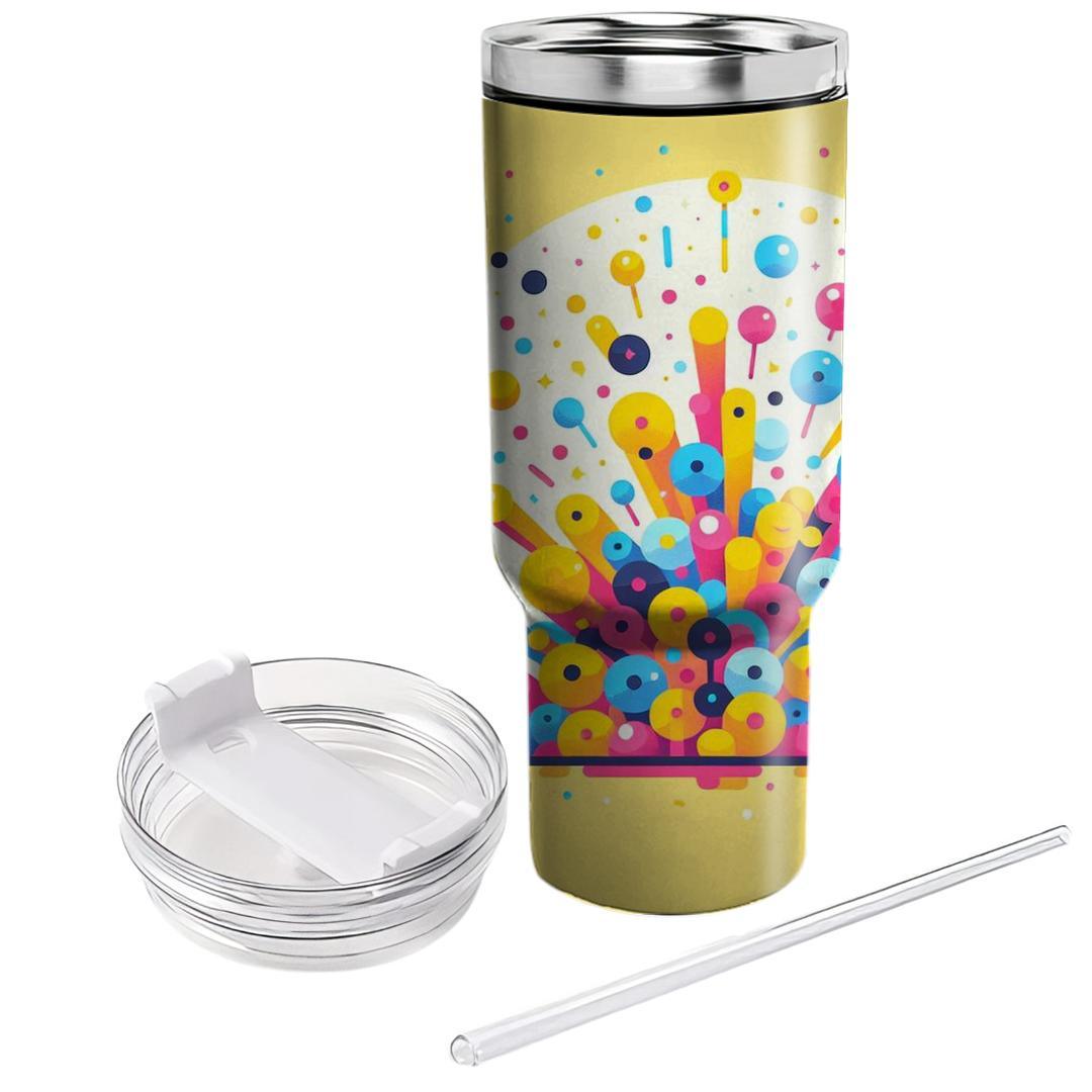 Cheerful Confetti  Tumblers With Lids