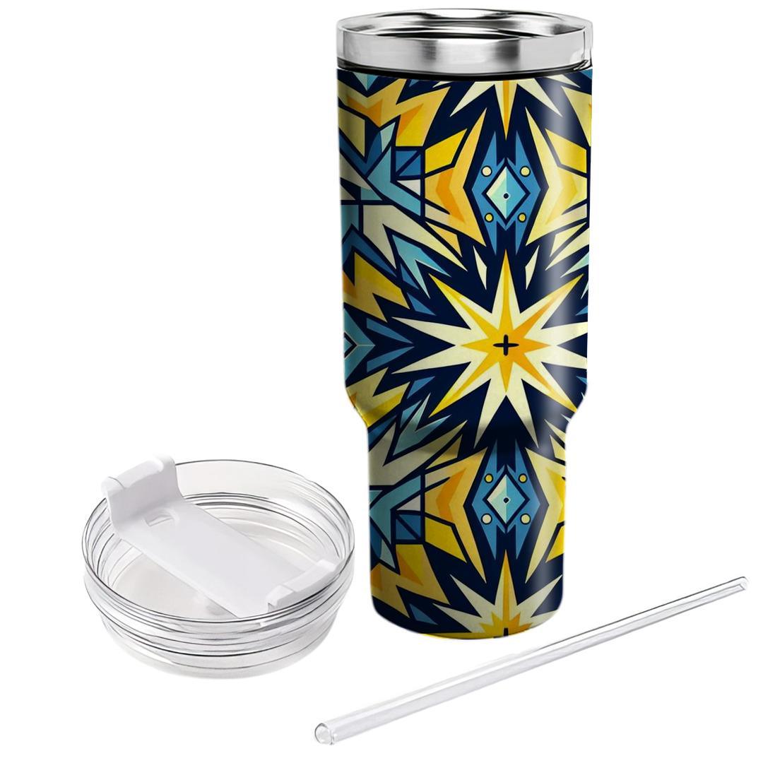 Radiant Star Pattern  Tumblers For Gifts