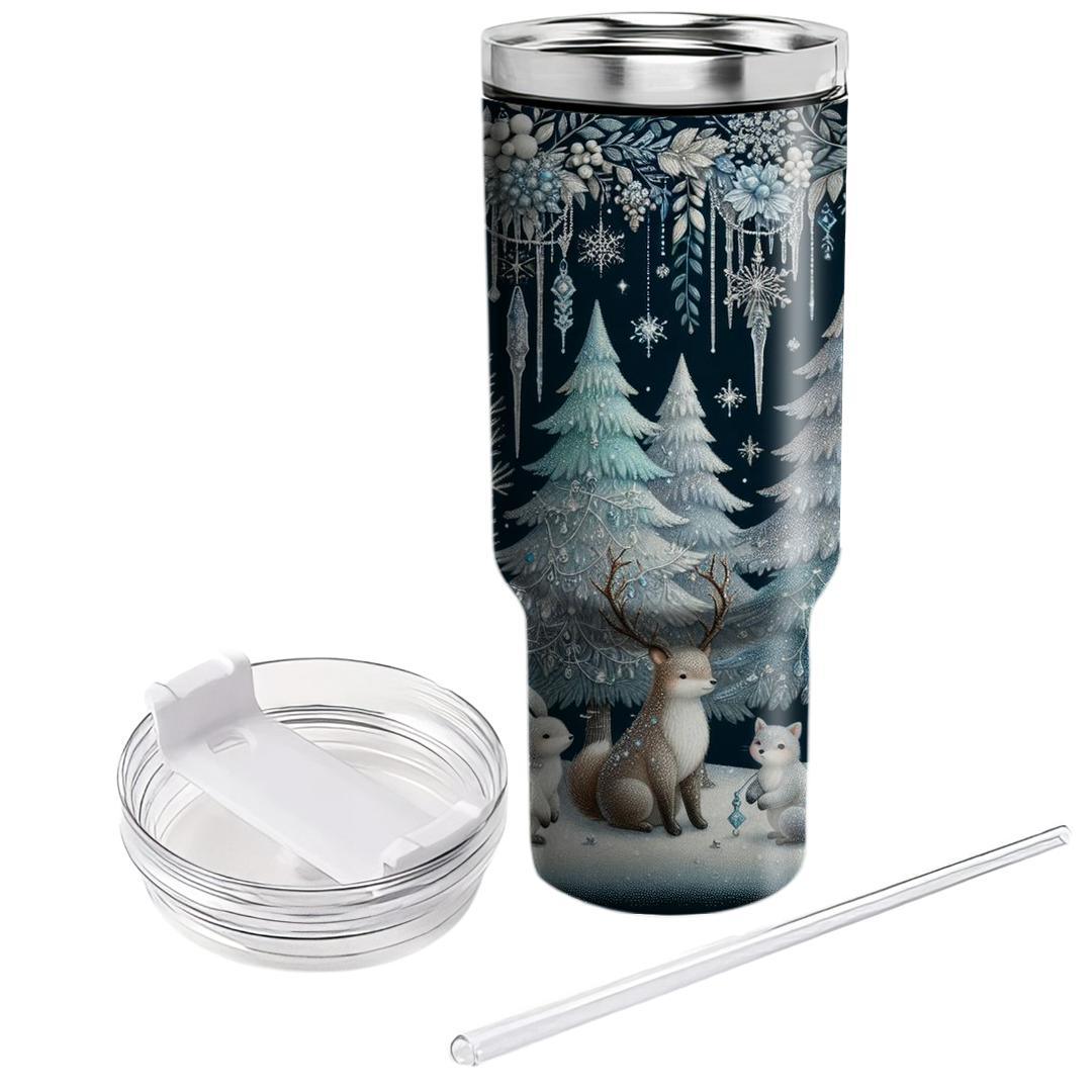 Winter Frosty Fairytale  Travel Tumblers