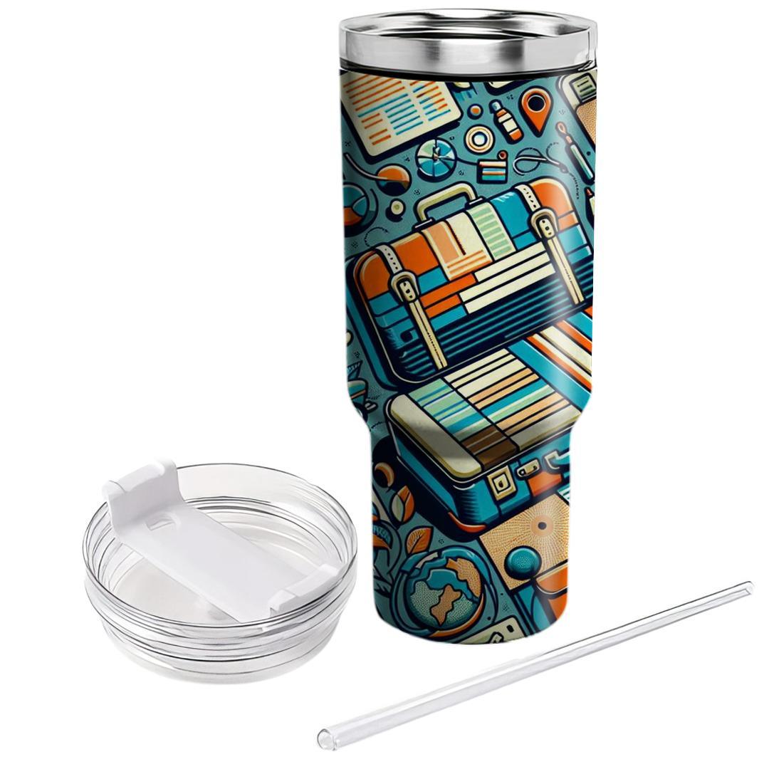 Retro Travel Adventure  Unique Tumblers