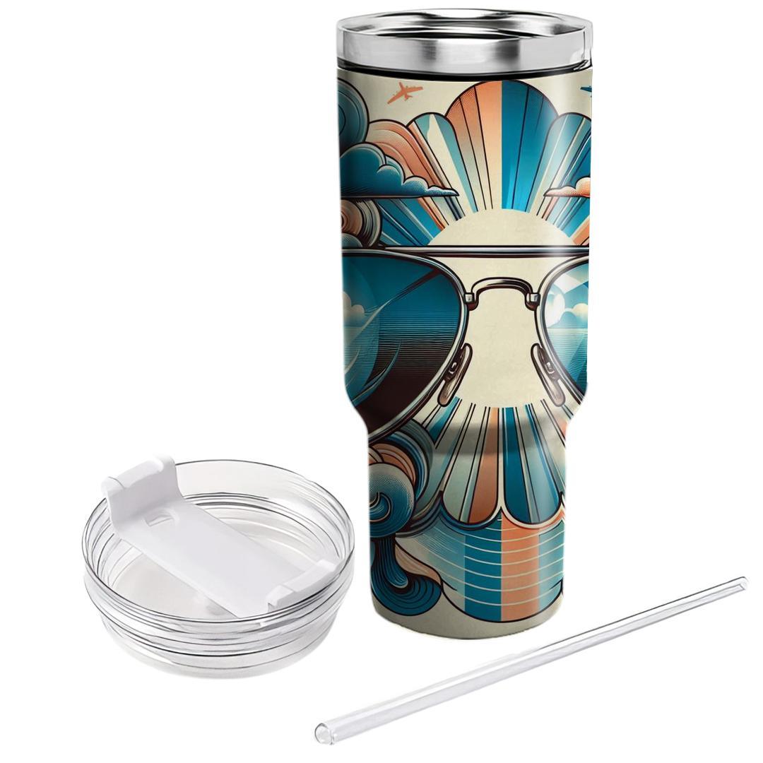Vintage Aviator Dreams  Unique Tumblers