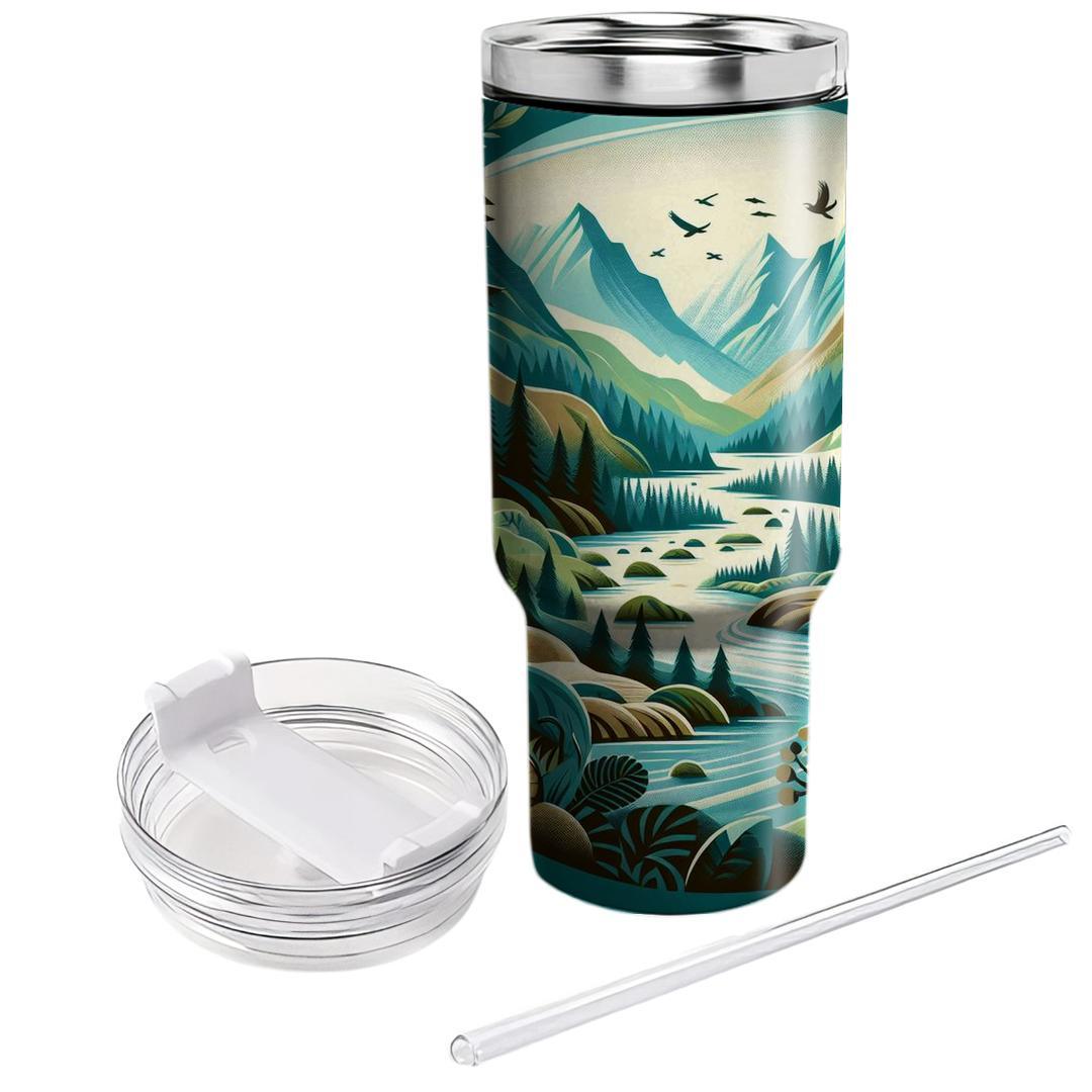 Nature's Symphony - Earth Day  Decorative Tumblers
