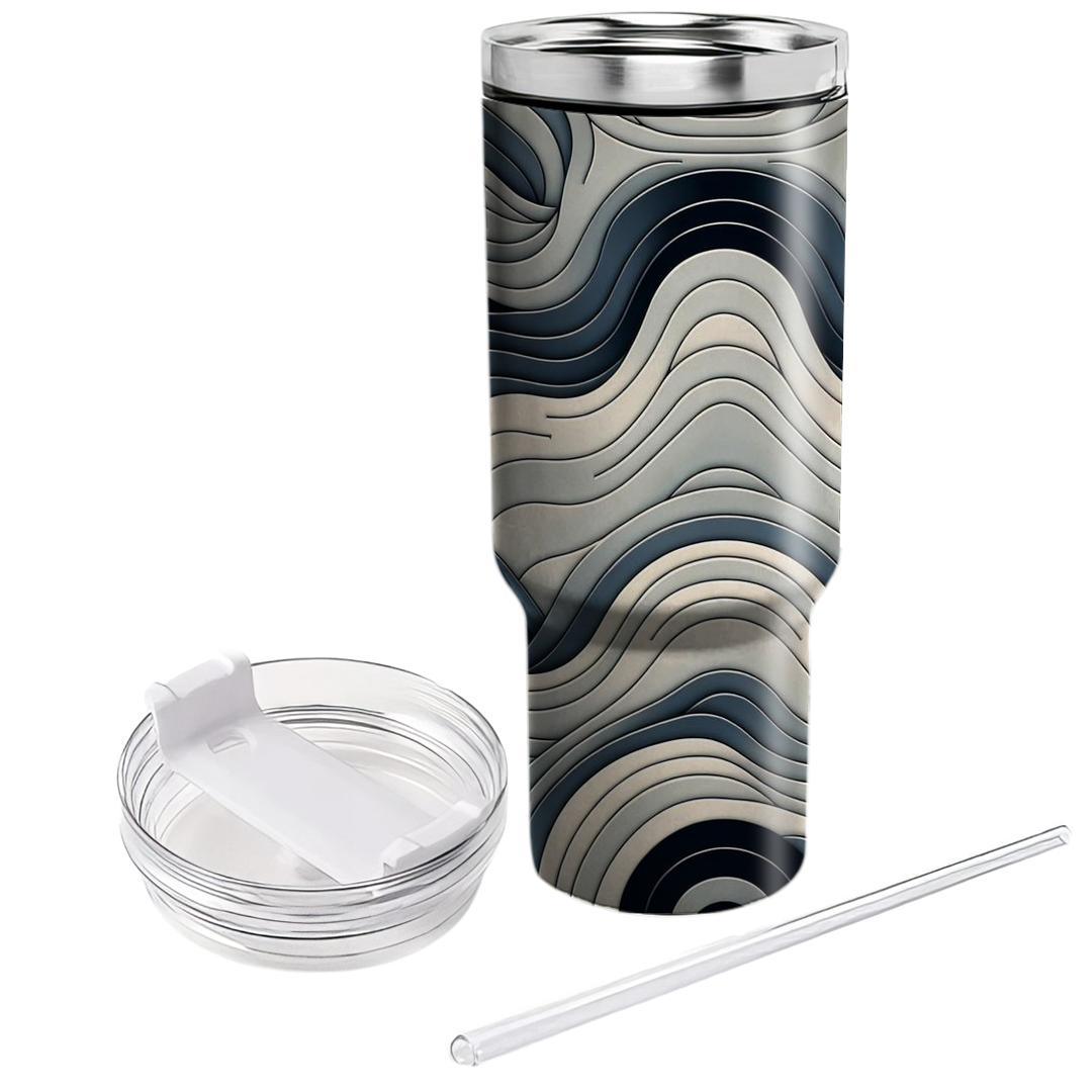 Sleek Modern Wave  Tumblers For Gifts