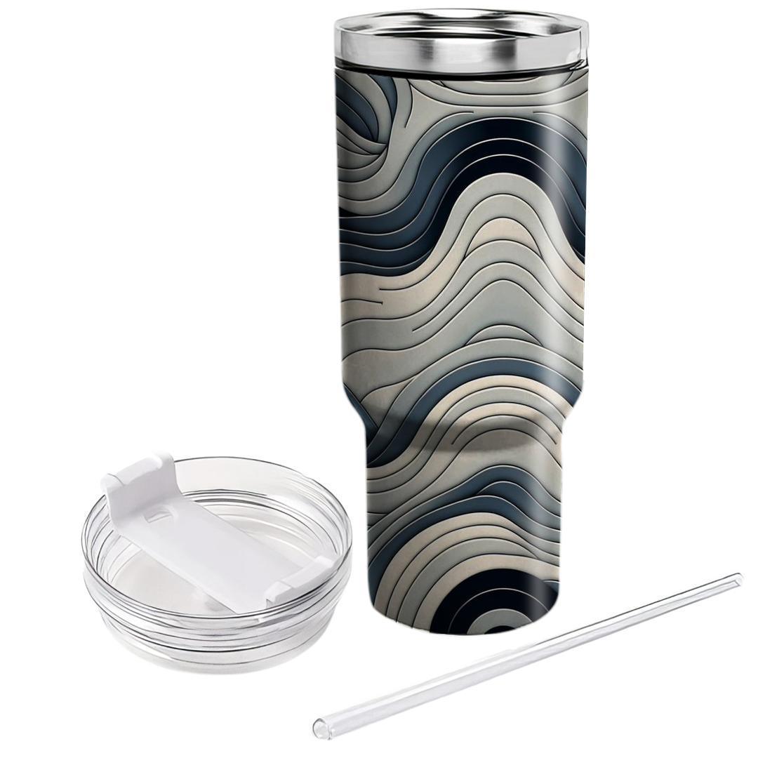 Sleek Modern Wave  Tumblers For Gifts