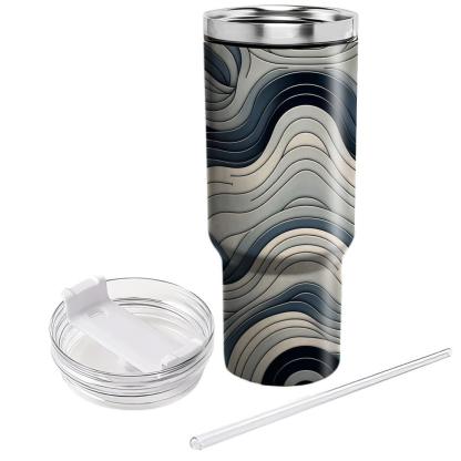 Sleek Modern Wave  Tumblers For Gifts