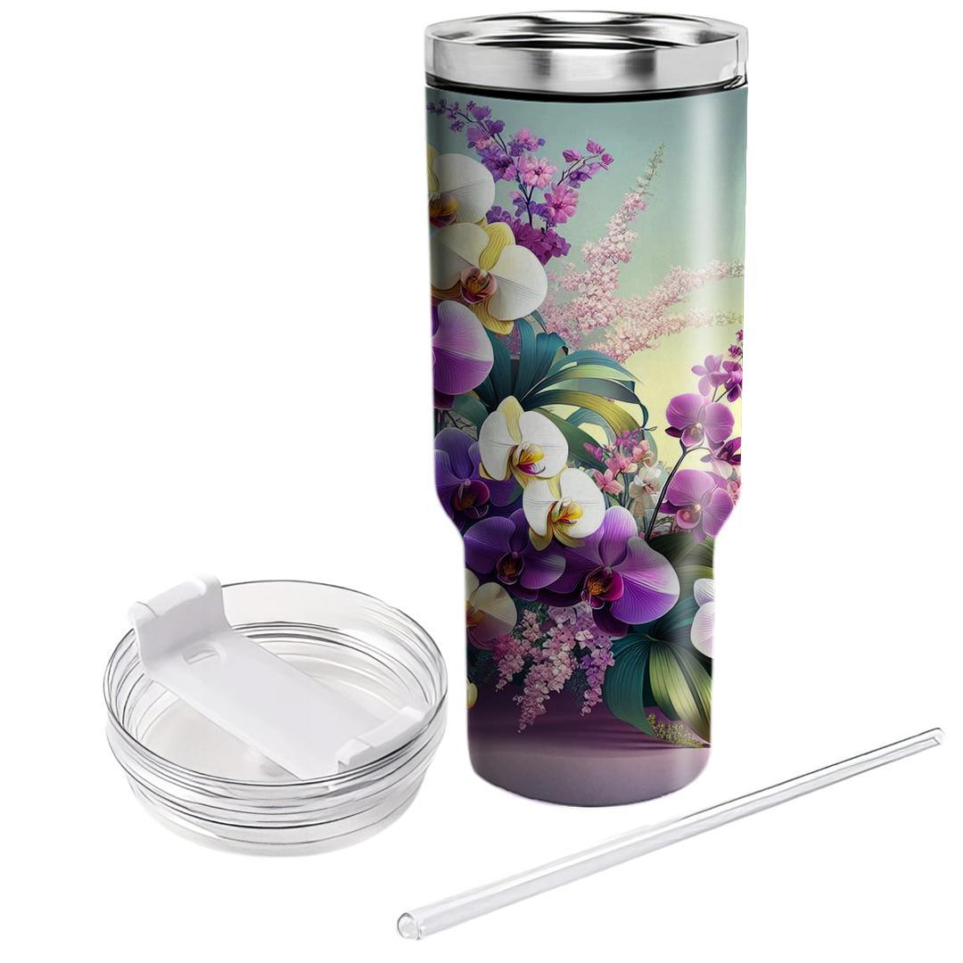 Orchid Wonderland  Unique Tumblers