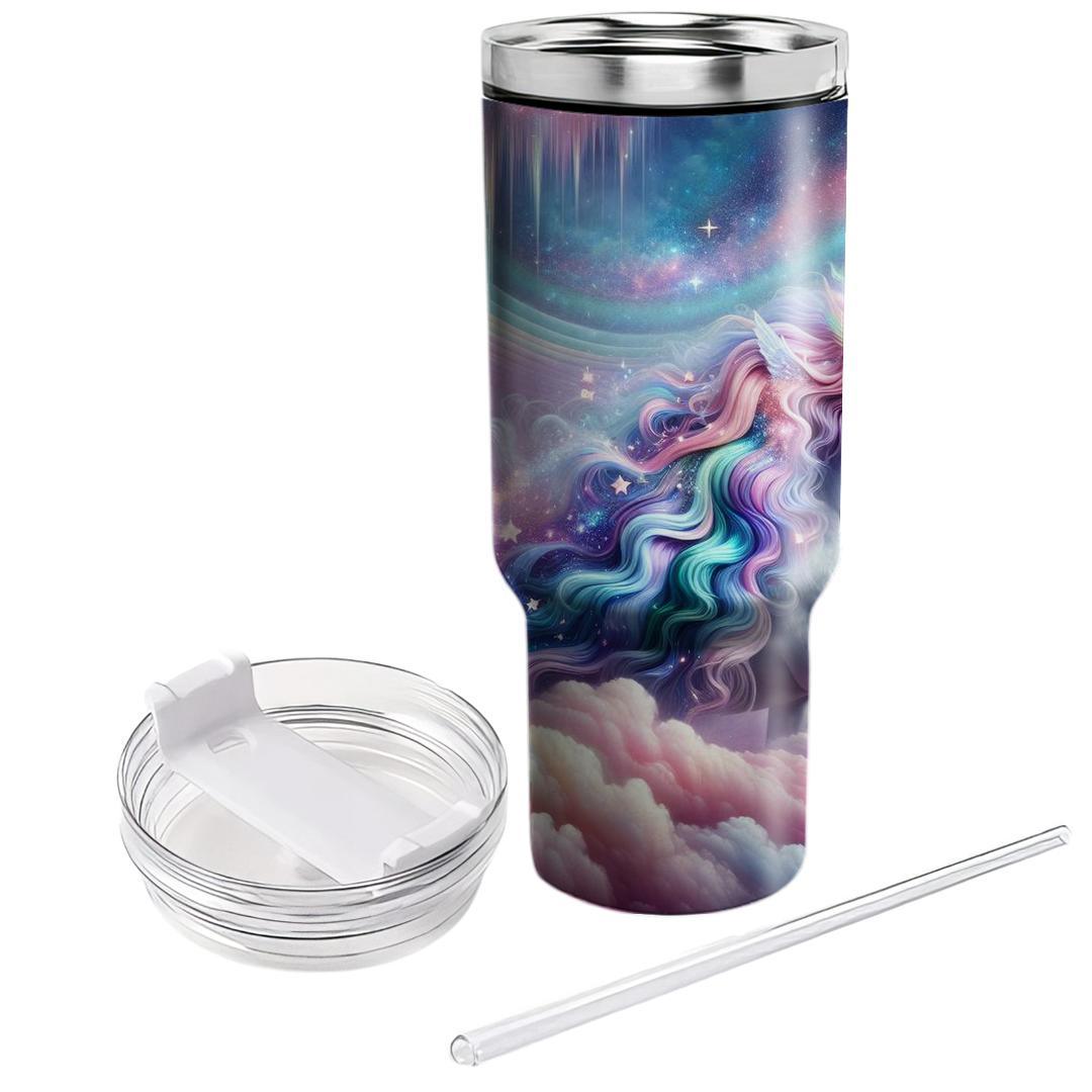 Mystical Unicorn Dreamscape  Travel Tumblers