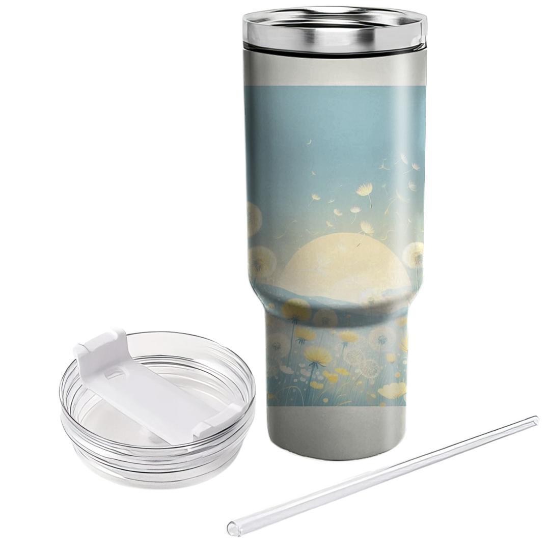 Dandelion Wishes Drift  Custom Tumblers