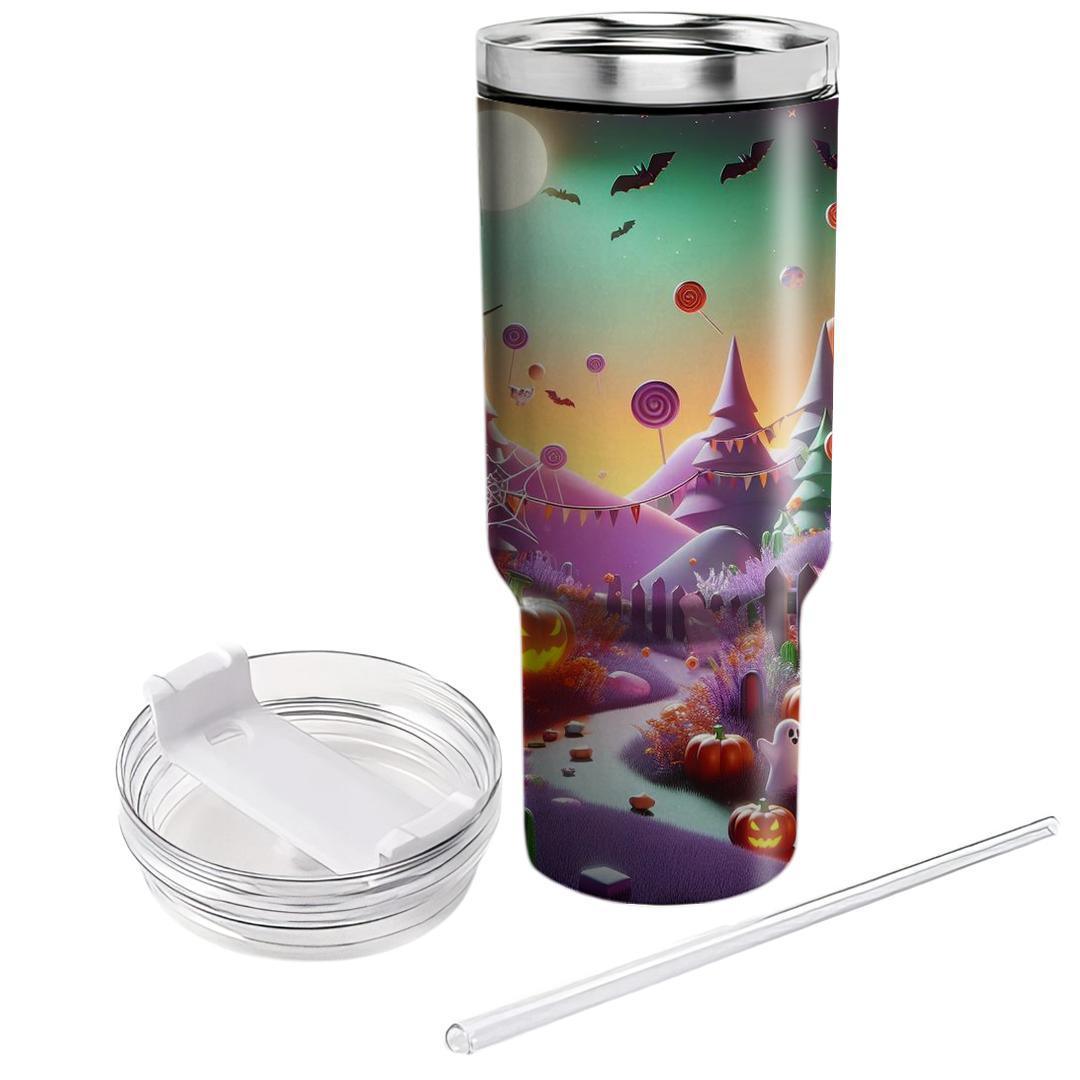 Playful Spirits - Halloween Delight  Decorative Tumblers