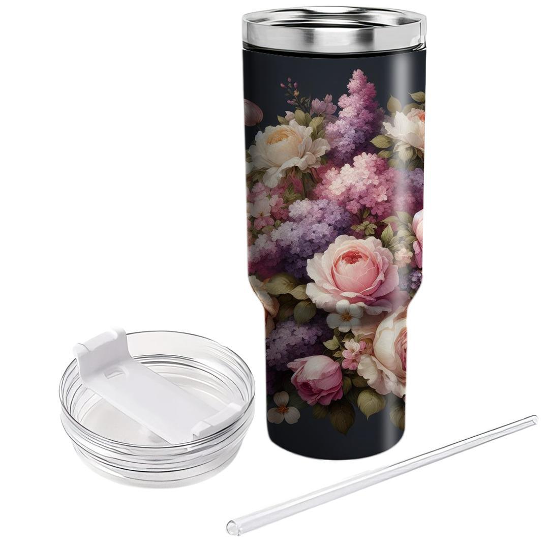 Romantic Garden Blooms  Tumbler Cups