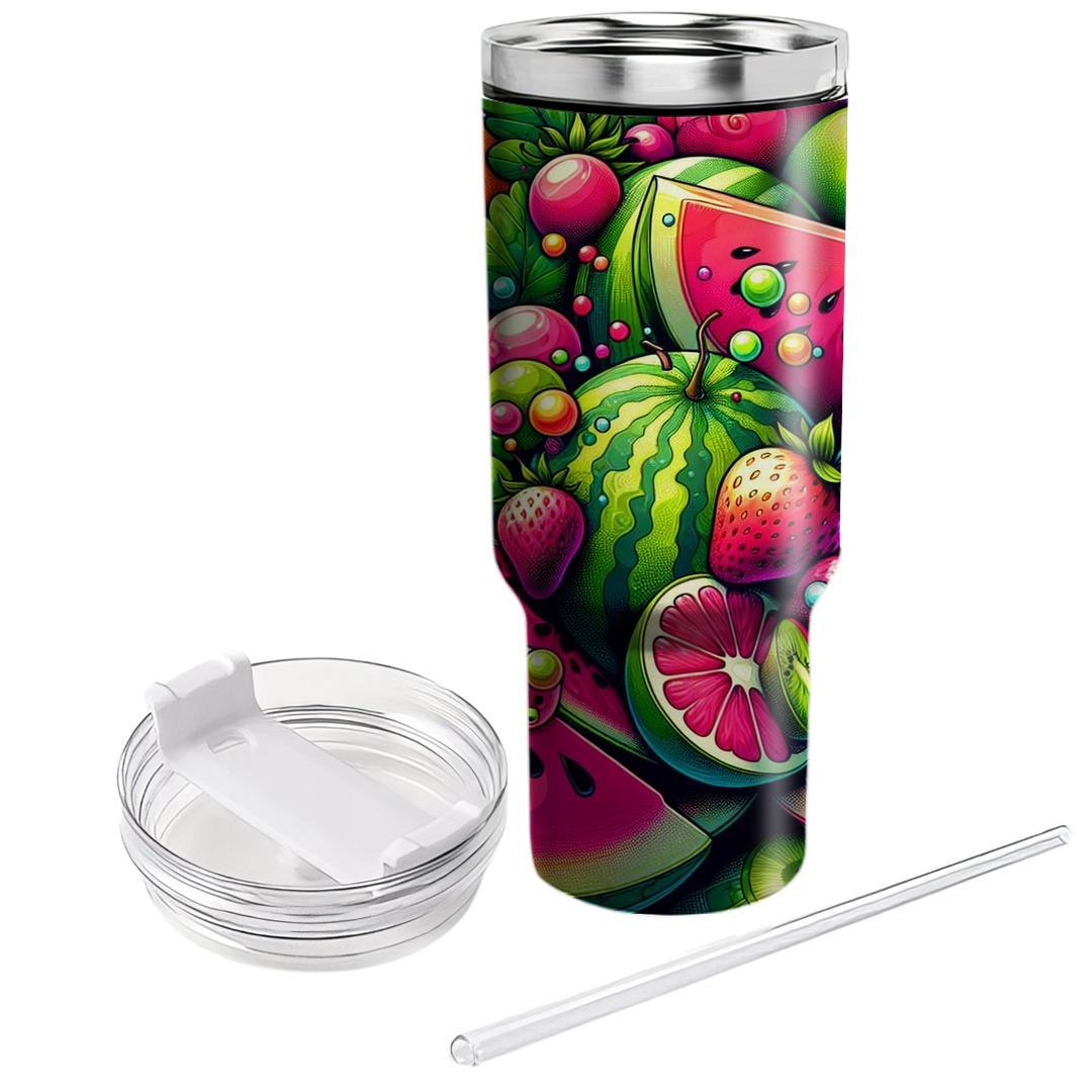 Summer Fruits Fiesta  Travel Tumblers