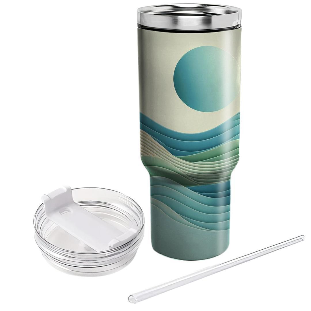 Timeless Harmony Waves  Travel Tumblers