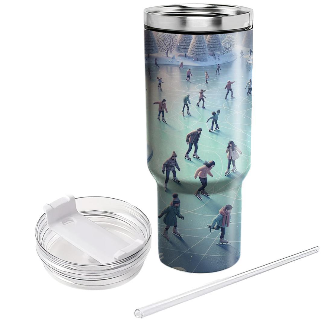 Winter Ice Skating Fantasy  Unique Tumblers