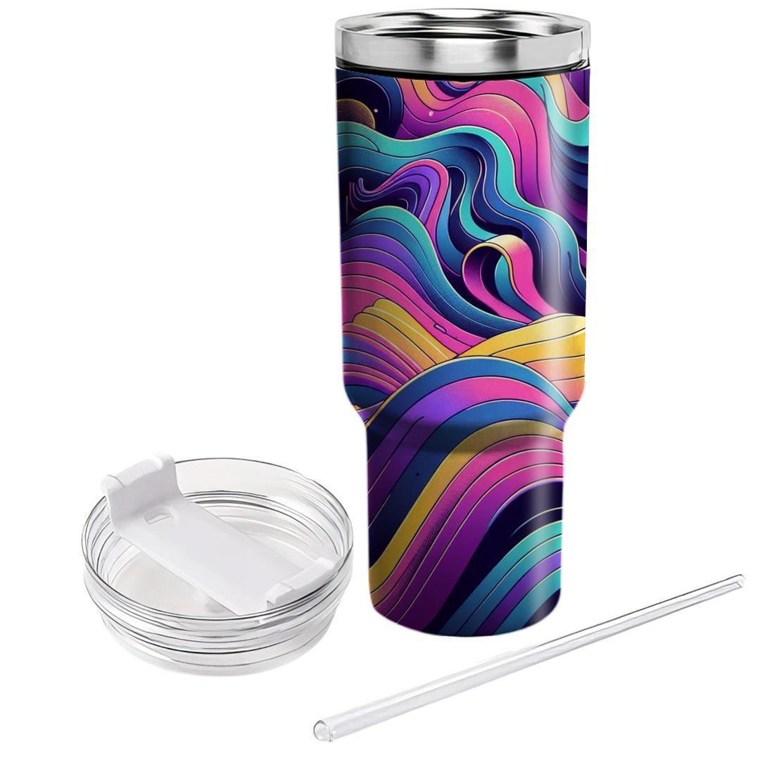 Technicolor Twist  Personalized Tumblers