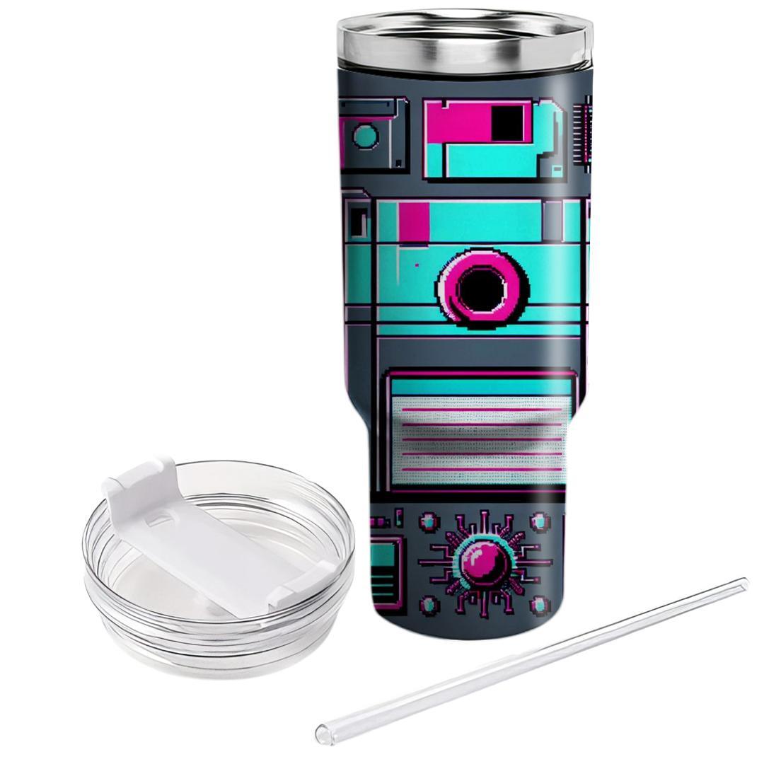 Retro Computer Screen  Unique Tumblers