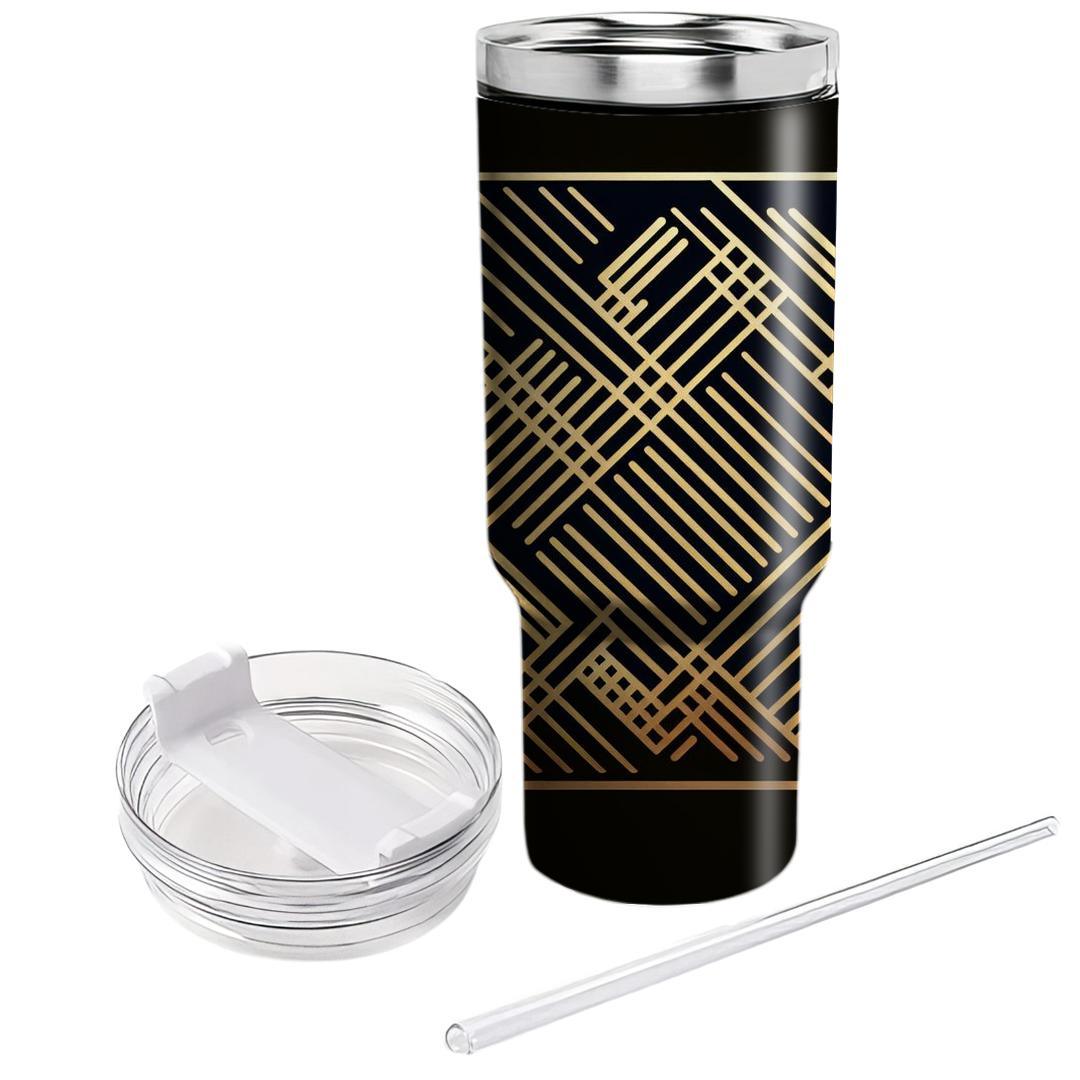 Stylish Ladder Pattern  Travel Tumblers