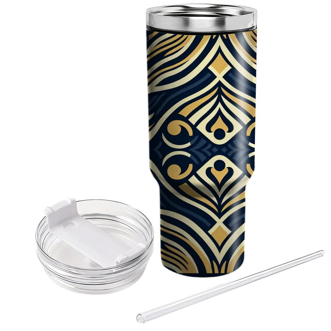 Dazzling Art Deco Wave  Decorative Tumblers