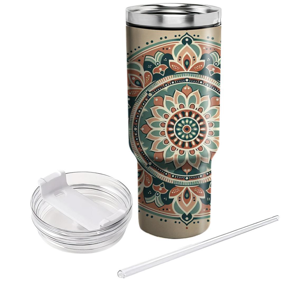 Earthy Mandala Bliss  Travel Tumblers