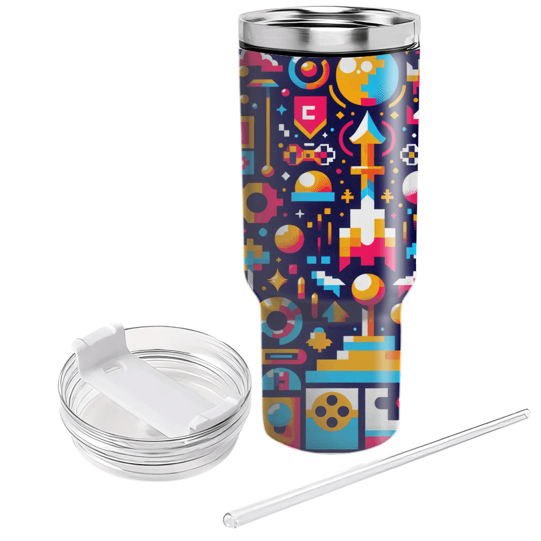 Retro Arcade Colors  Tumblers For Gifts