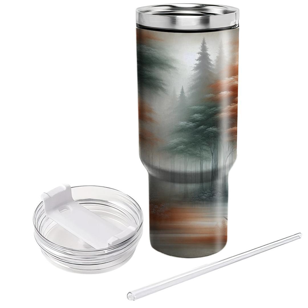 Autumn Foggy Forest  Tumblers For Gifts