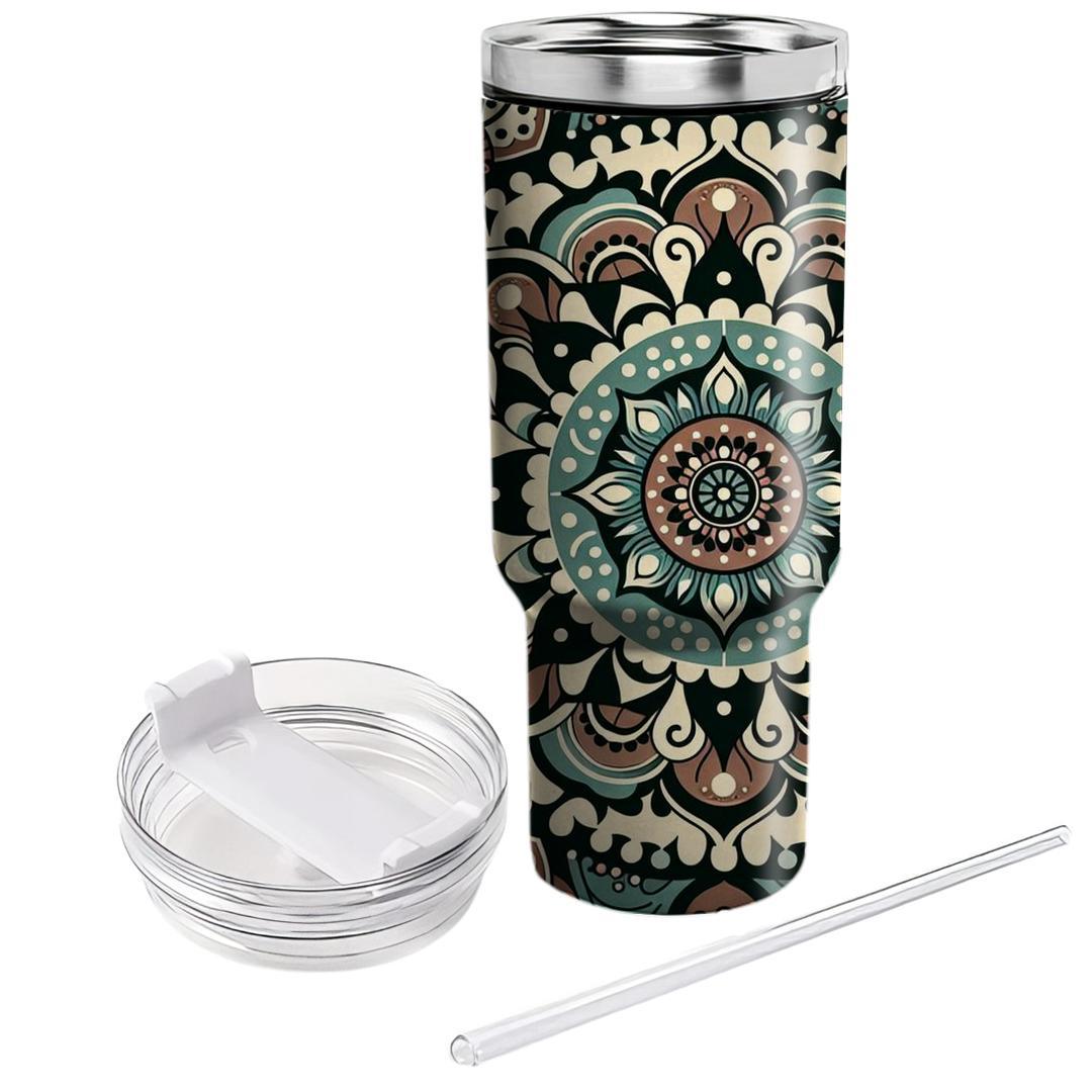 Classic Bohemian Mandalas  Tumblers With Lids