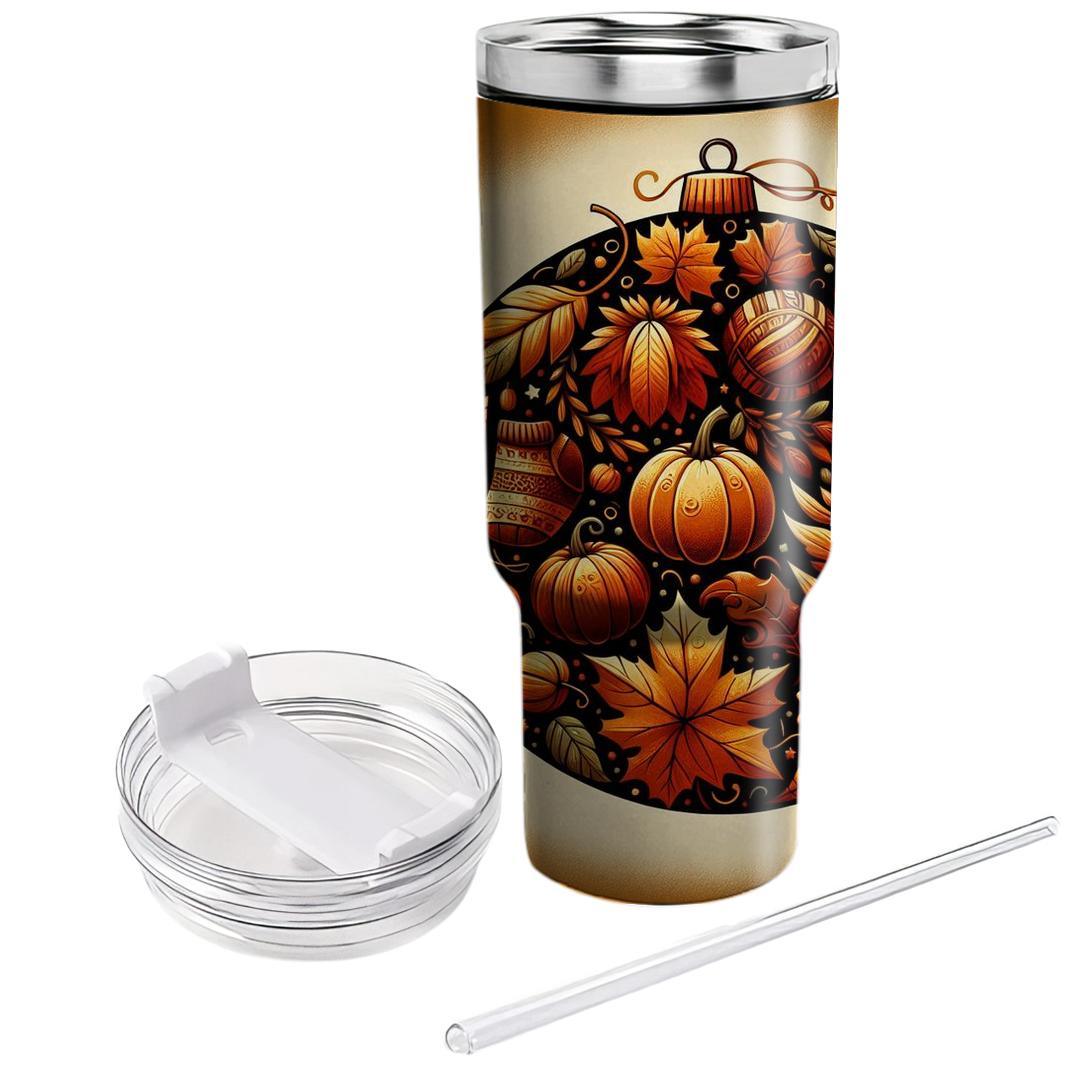 Autumn Festive Fun  Travel Tumblers