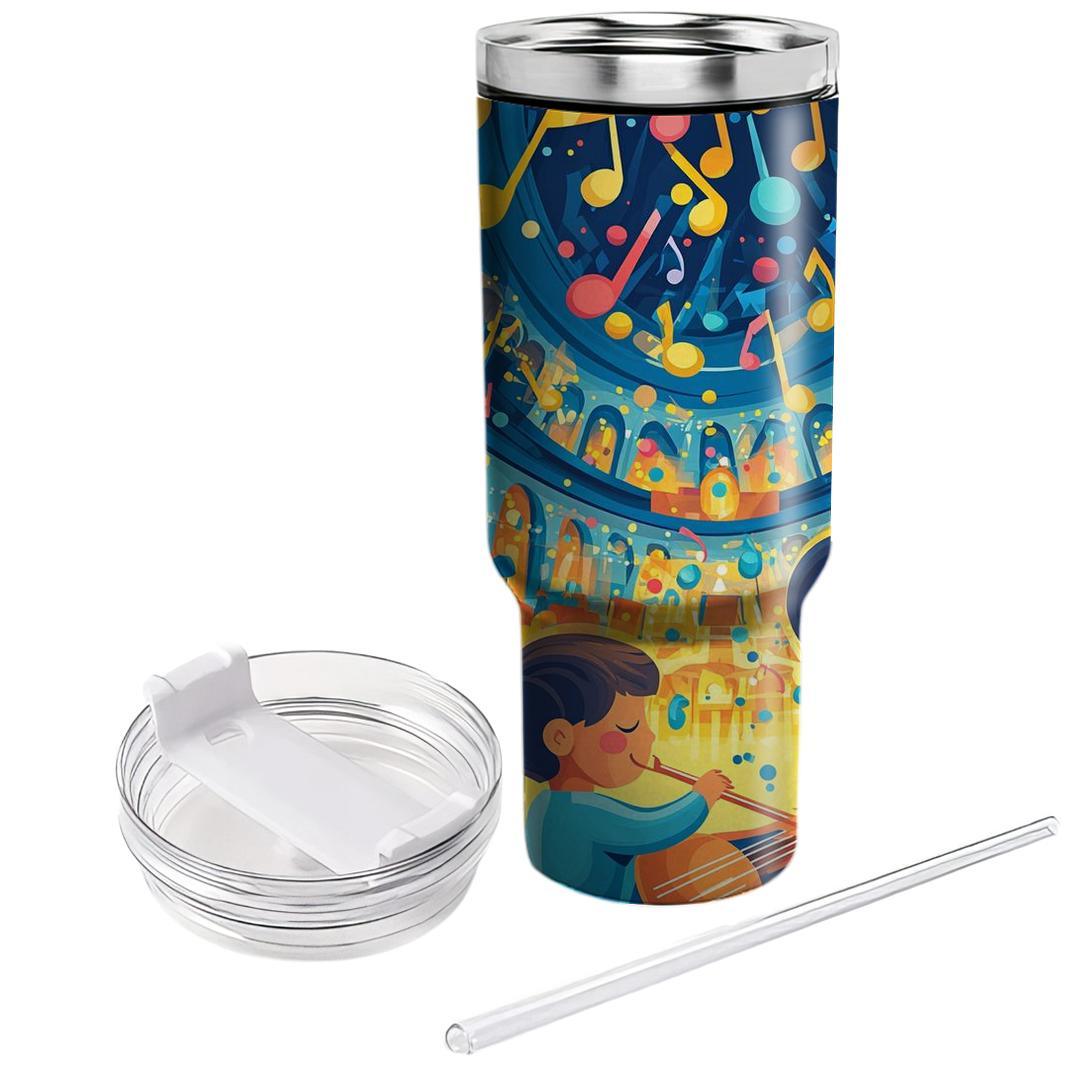 A Symphony Of Support: The Harmony Of A Mother’s Love Tumblers With Lids