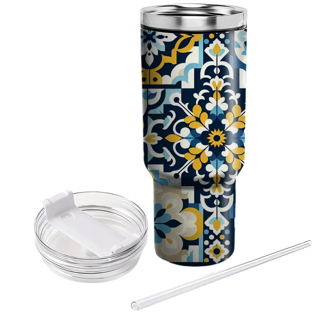 Chic Moroccan Tiles  Insulated Tumblers