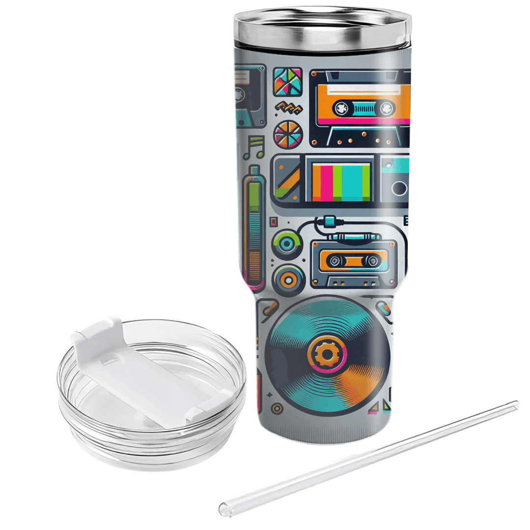 Radical 80s Tech  Tumbler Cups