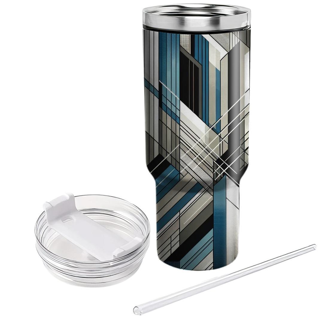 Abstract Cityscape Lines  Tumblers For Gifts