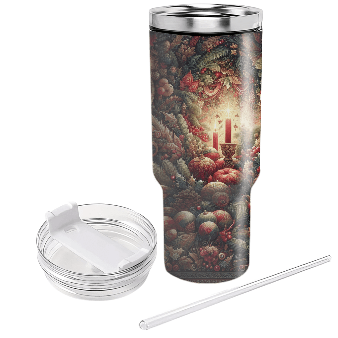 Magical Mosaic - A Yule Celebration  Decorative Tumblers